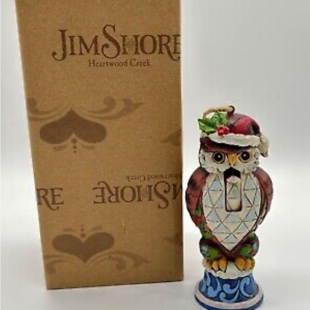 Jim Shore 2013 Nutcracker Owl Christmas Heartwood Creek 4036691 Ornament Box